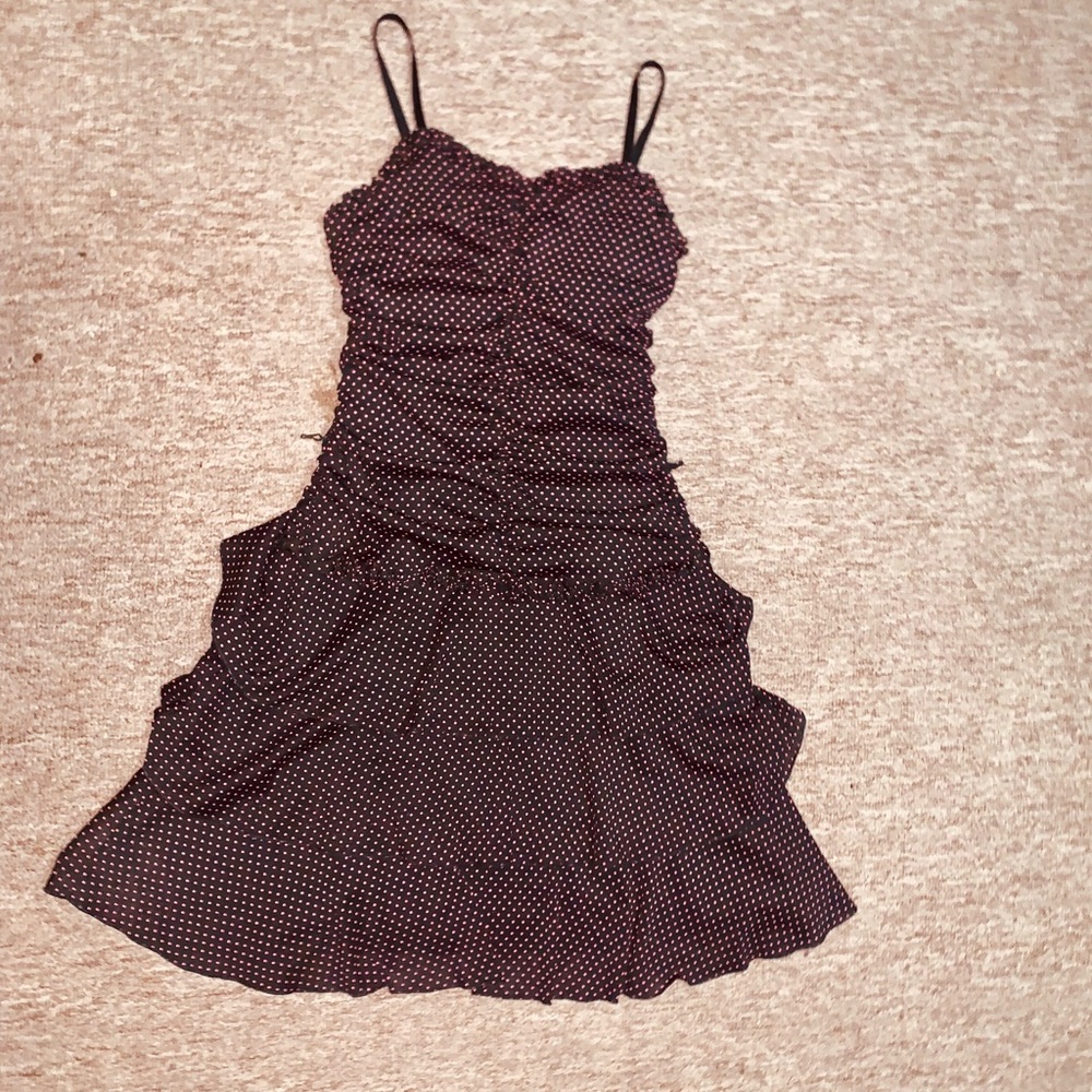 Polkadots Dress with Ruffles.
